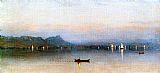 Sanford Robinson Gifford Morning on the Hudson, Haverstraw Bay painting